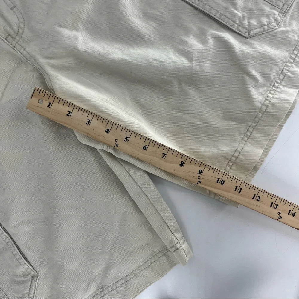 NWT Y2K Unionbay Shorts Mens 32 Tan Baggy Loose Wide Cargo Skater Grunge Hip Hop